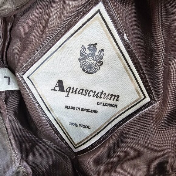 AQUASCUTUM Vintage Classic Check Plaid Wool Newsboy Hat - Picture 7 of 9